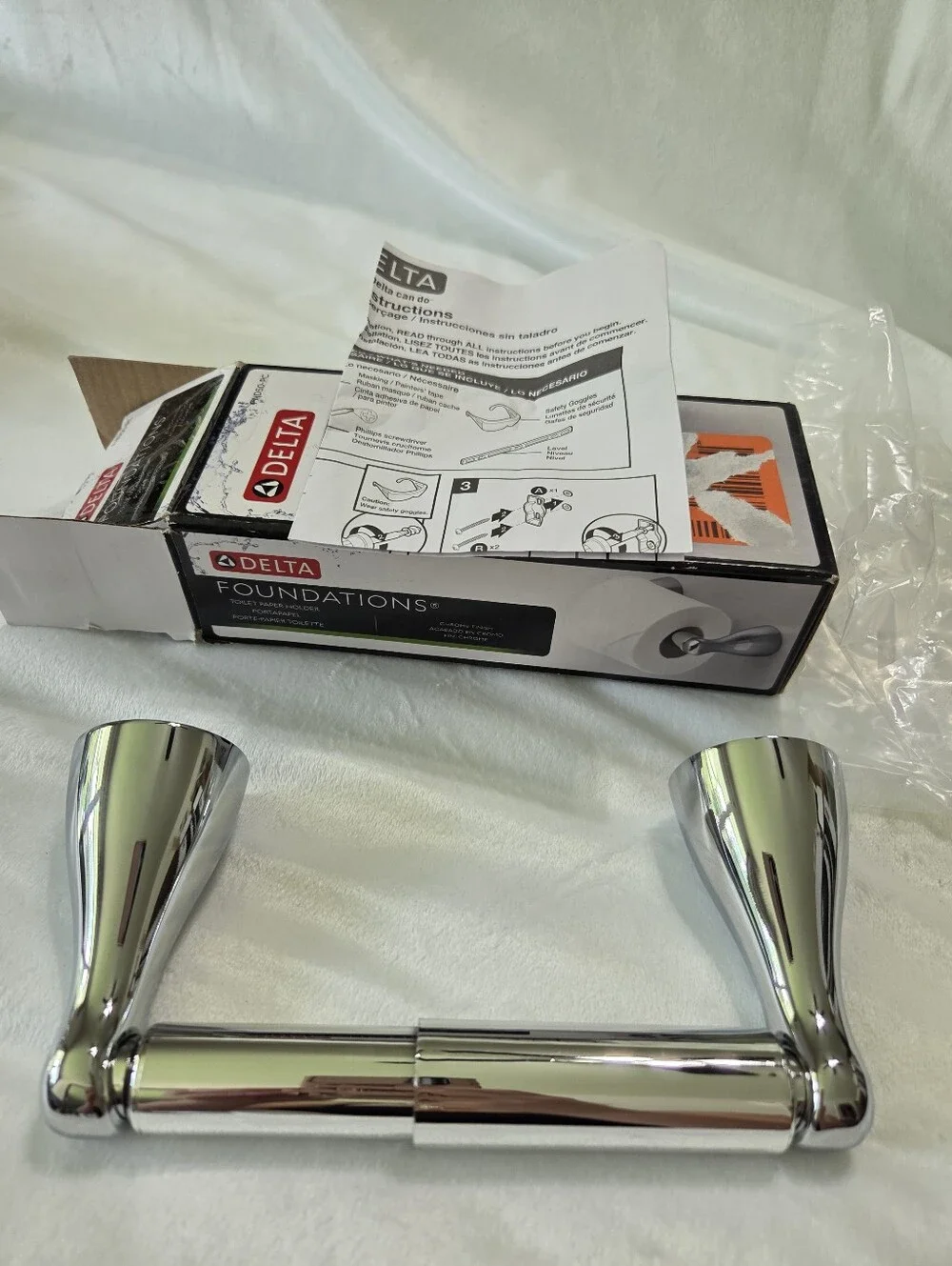 Delta Foundations Toilet Paper Holder - Chrome Finish - FND50-PC